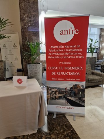 Cuarta Edición Curso de ingeniería de Refractarios organizado por ANFRE 